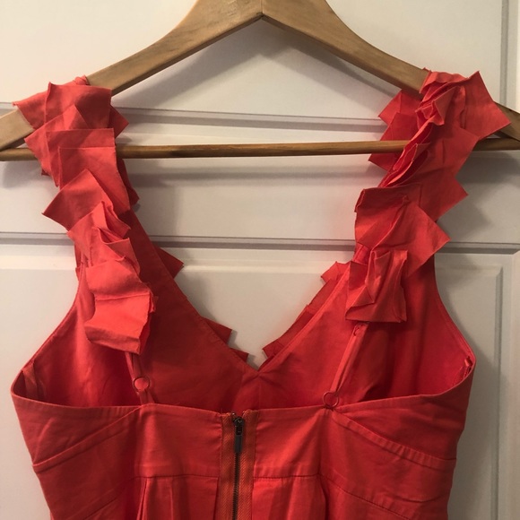 BCBG coral dress - Size 4 - Picture 3 of 3